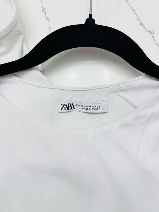 Zara Women’s Medium Halter Neck Polyamide Bodysuit, White - Picture 5 of 6